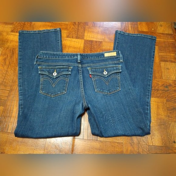 Levi's 545 Low Boot Cut Women's Blue Jeans Size 10 - Picture 5 of 5